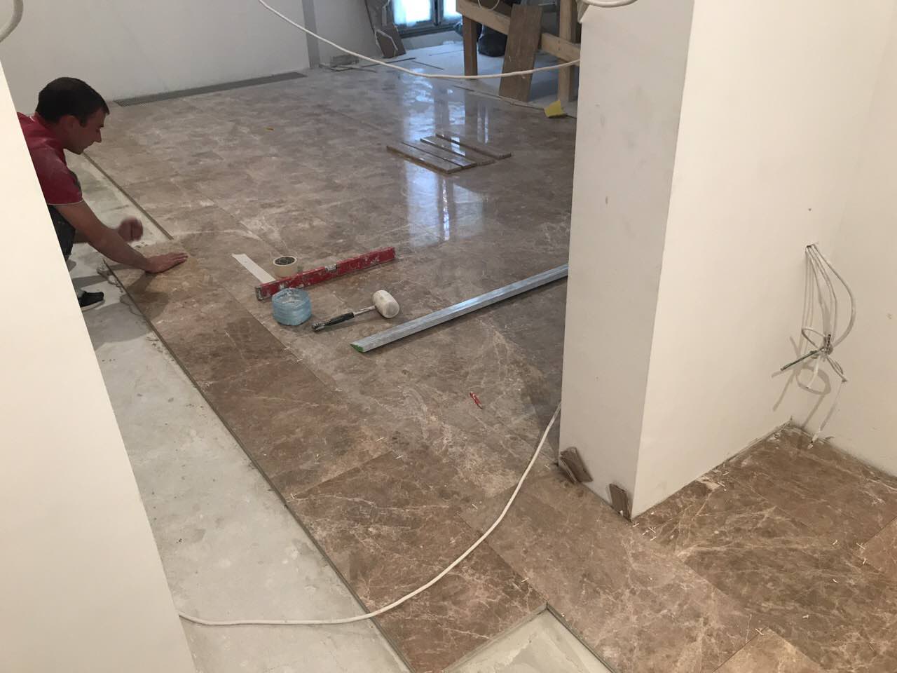 монтаж гранита и мрамора